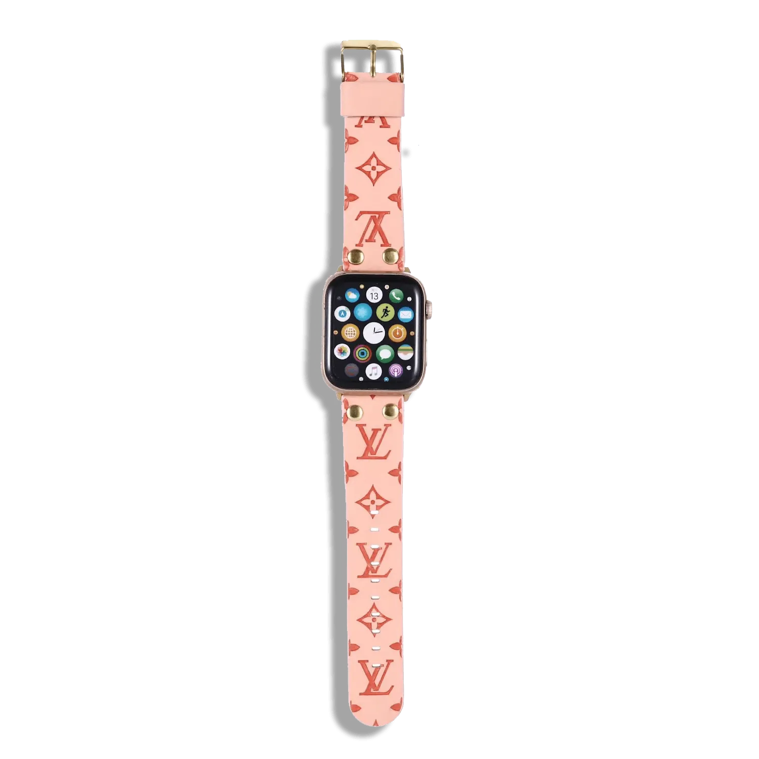 Pink Apple Watch Band – Slim Clear Phone Case
